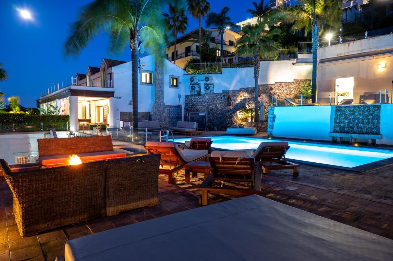 Luxury Taorum Villa With Spectacular Sea Views In Taormina Eksteriør bilde
